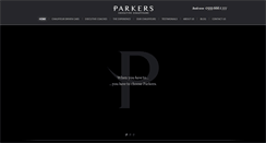 Desktop Screenshot of parkerschauffeurs.com